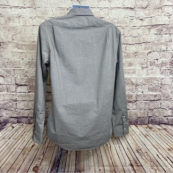 Polo Ralph Lauren Gray Button Front Long Sleeve Shirt - Picture 5 of 8